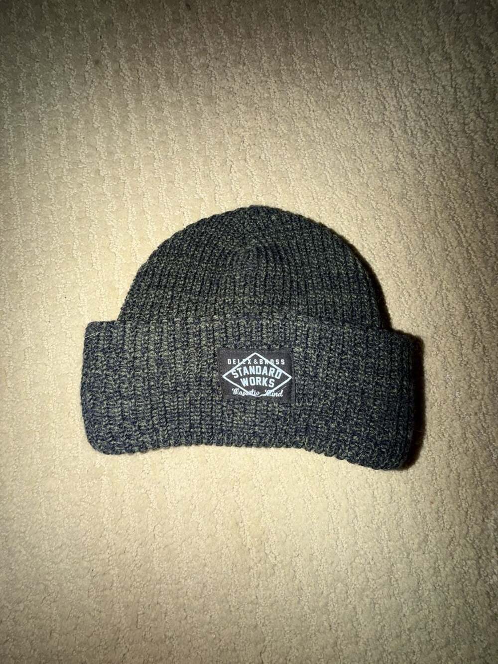 Bross BK022 Standard Works Ribbed Knit Beanie Cap